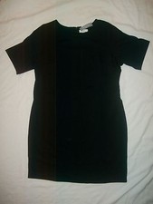 NWT CHRISTOPHER & BANKS BLACK PLUS SIZE 24W PONTE KNIT DRESS W/WAIST INSET