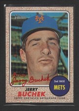 2017 Topps Heritage Real One RED Autograph *** JERRY BUCHEK #ROA-JBU Auto  MINT