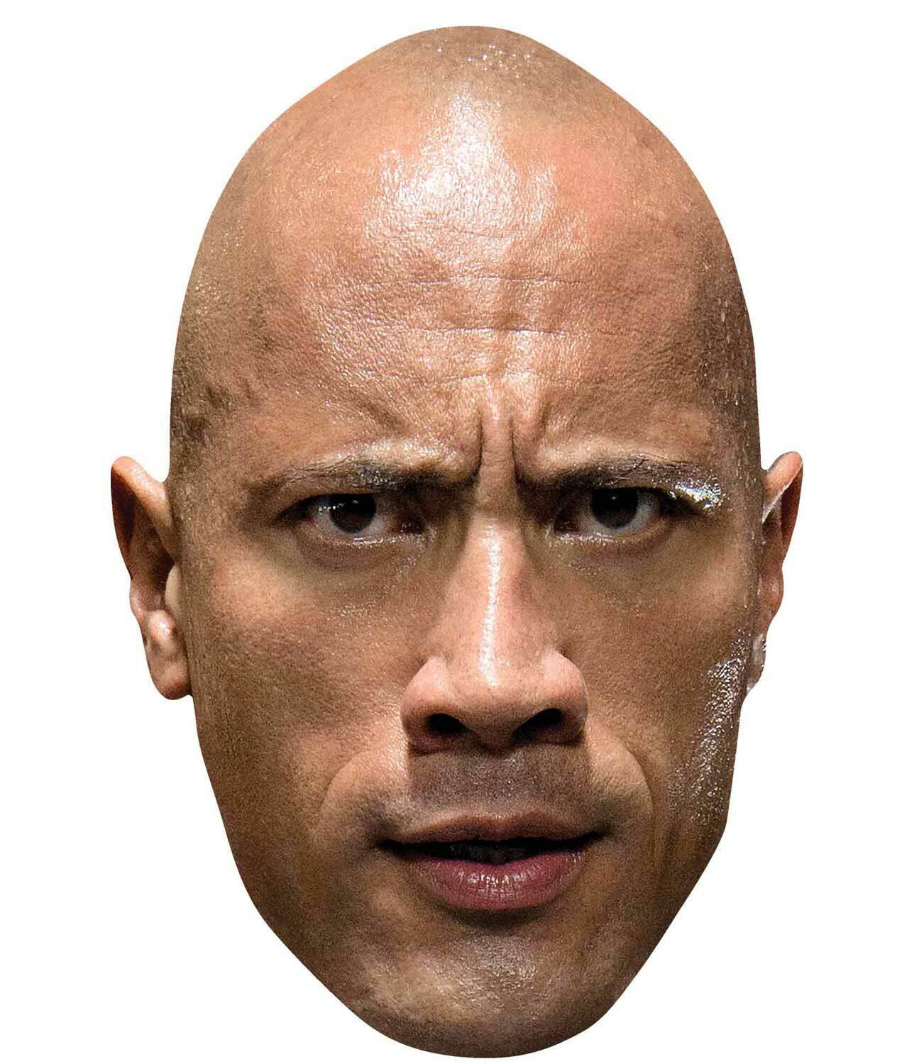 The Rock Dwayne Johnson WWE Wrestler Official Single 2D Card Party Face Mask