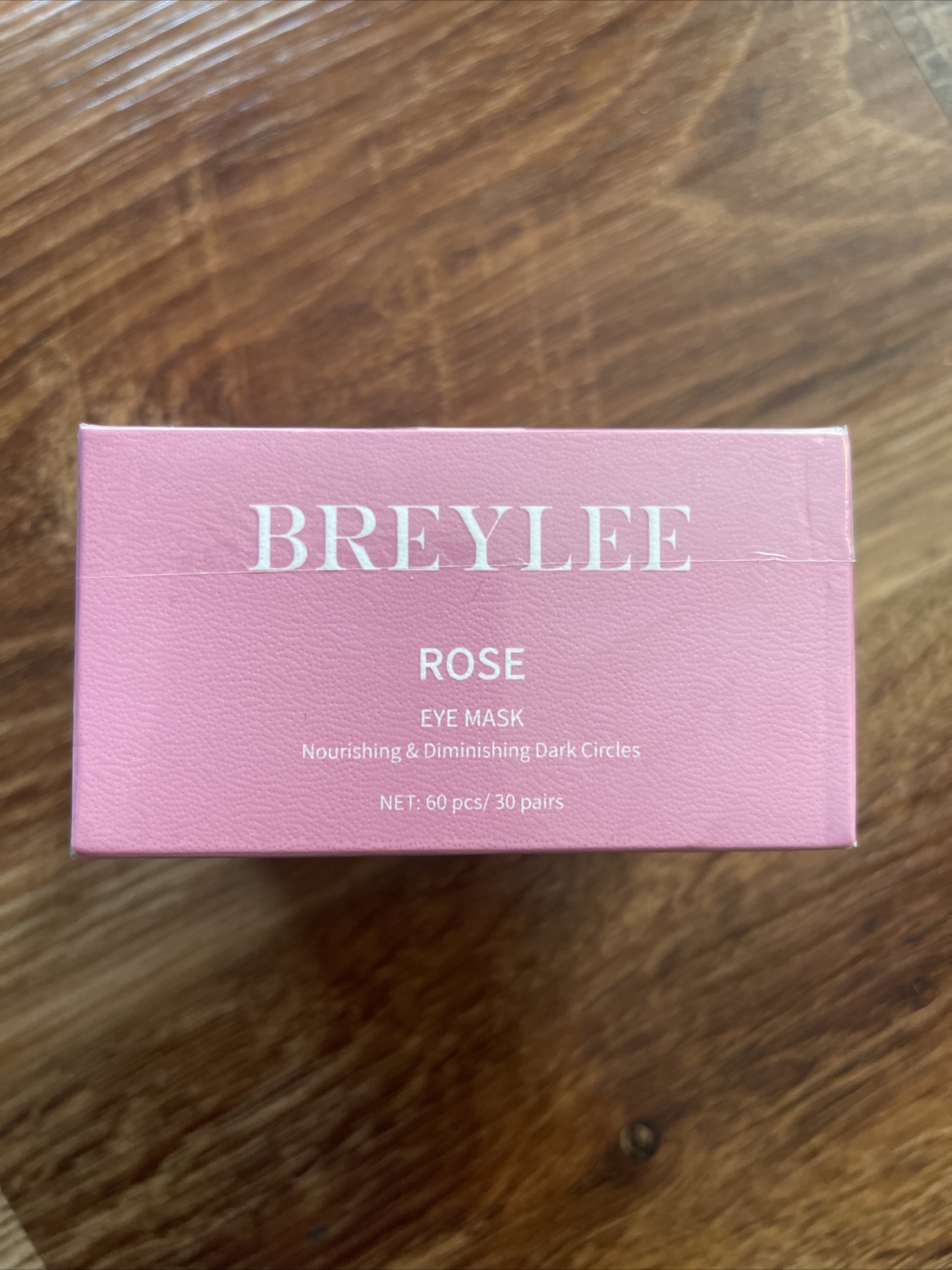 BREYLEE Collagen & Amino Acid Rose Eye Mask - 60 Pcs for Dark Circles & Puffiness-image