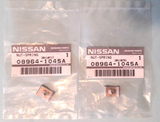 Datsun 240Z 260Z Nissan OEM Side Marker Lights Spring Nut Clip Pair NOS
