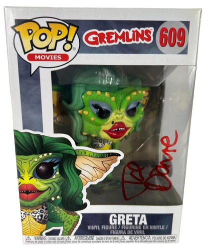 Joe Dante Signed Gremlins Funko Pop Greta #609 Director Autograph Beckett COA