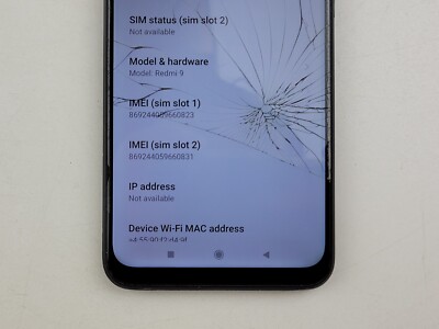 Xiaomi Redmi 9 (M2004J19AG) 32GB (GSM Unlocked) Dual SIM