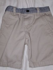 Nautica Boys Sz. 3 Khaki Shorts. Cute, Nt. Sm Flaw