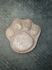 Concrete Pet Memorial, Stepping Stone, Garden Stone Paw Print