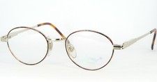 NEW Boulevard Boutique 3041 SATIN GOLD DEMI EYEGLASSES GLASSES FRAME 42-18-130mm