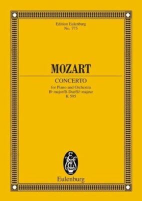 Klavierkonzert Nr,27 K,595 B-Dur, Miniaturpartitur von Wolfgang Ama Mozart