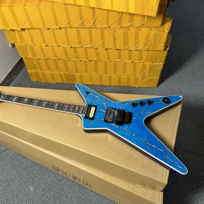 ギター RT333 Washburn Dime 333 Dimebag Darrell Blue Electric Guitar 22Fret