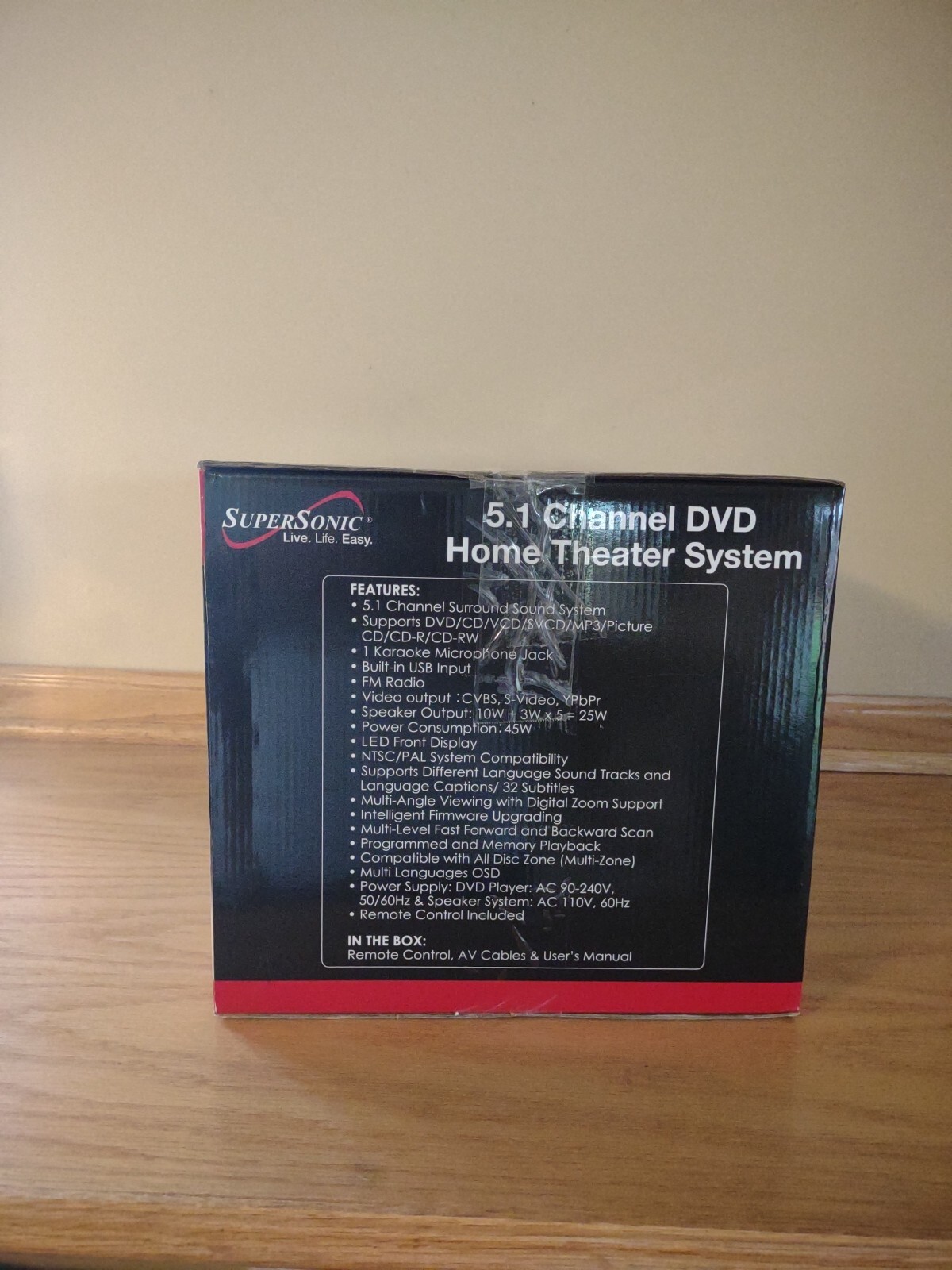 Supersonic SC37HT 5.1 Channel DVD Home Theater System eBay
