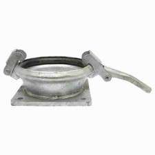 M-Teil mit Flansch und O-Ring Italienisches System 4" 5" 6" 8" kurz Bauform