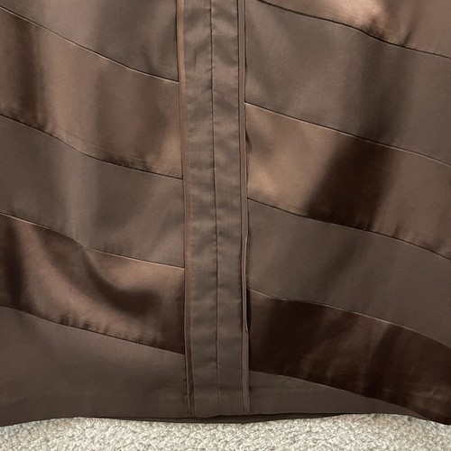 Jessica Simpson Sheath Sleeveless Dress Lined Women 10 Cocoa Business Minimalist - Picture 8 of 10
