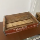 wooden Crate Coke Cola Tray- Vintage