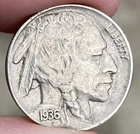1936 BUFFALO Nickel - 5 Cents FULL DATE - FULL HORN - VERY NICE - (HIGH GRADE)