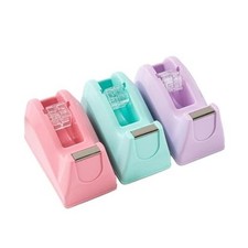 Basics Desktop Tape Dispenser, Office Desk Tape Dispenser, Heavy Duty Purple