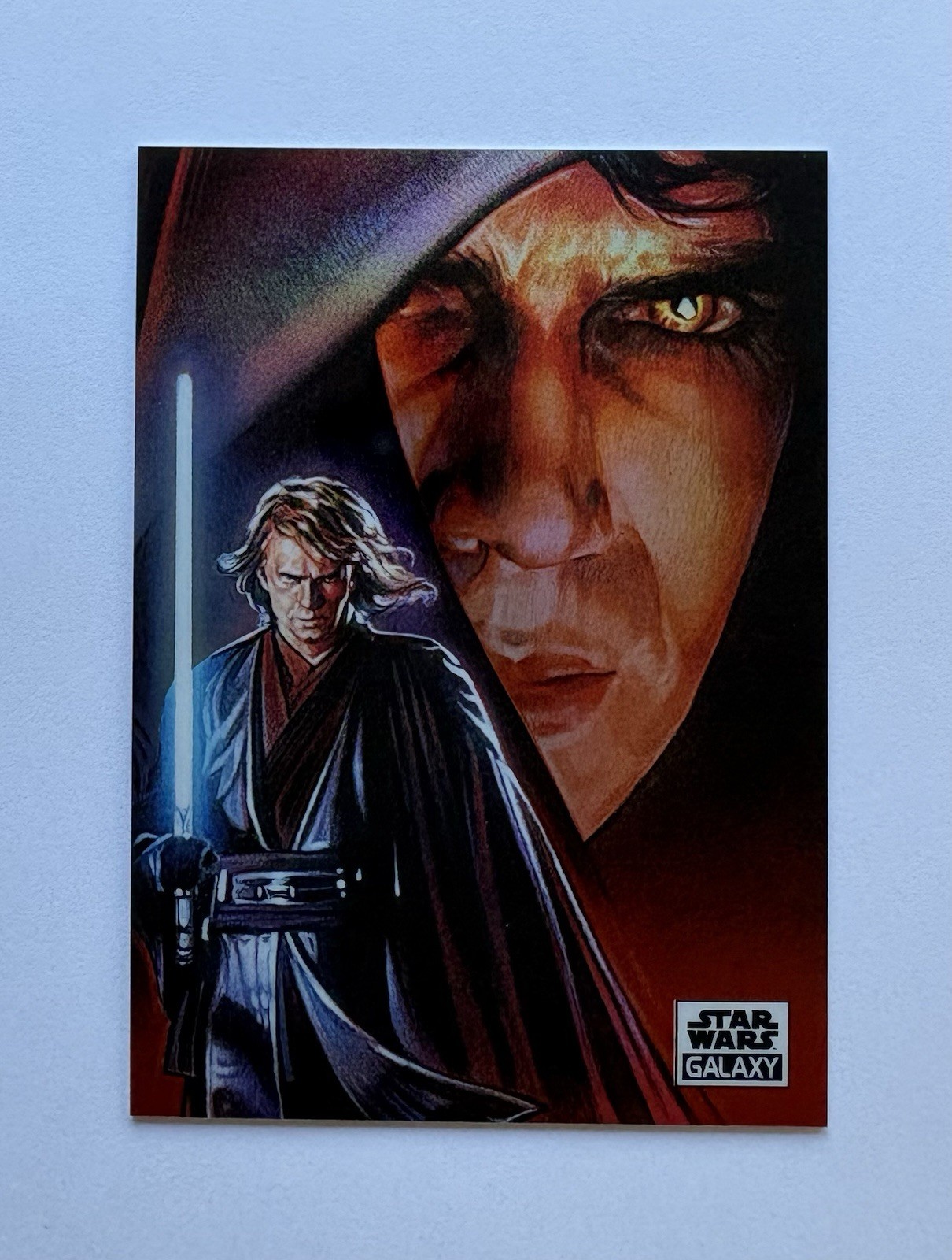 2021 Topps Chrome Star Wars Galaxy Refractor Anakin Skywalker #39 Steve Chorney
