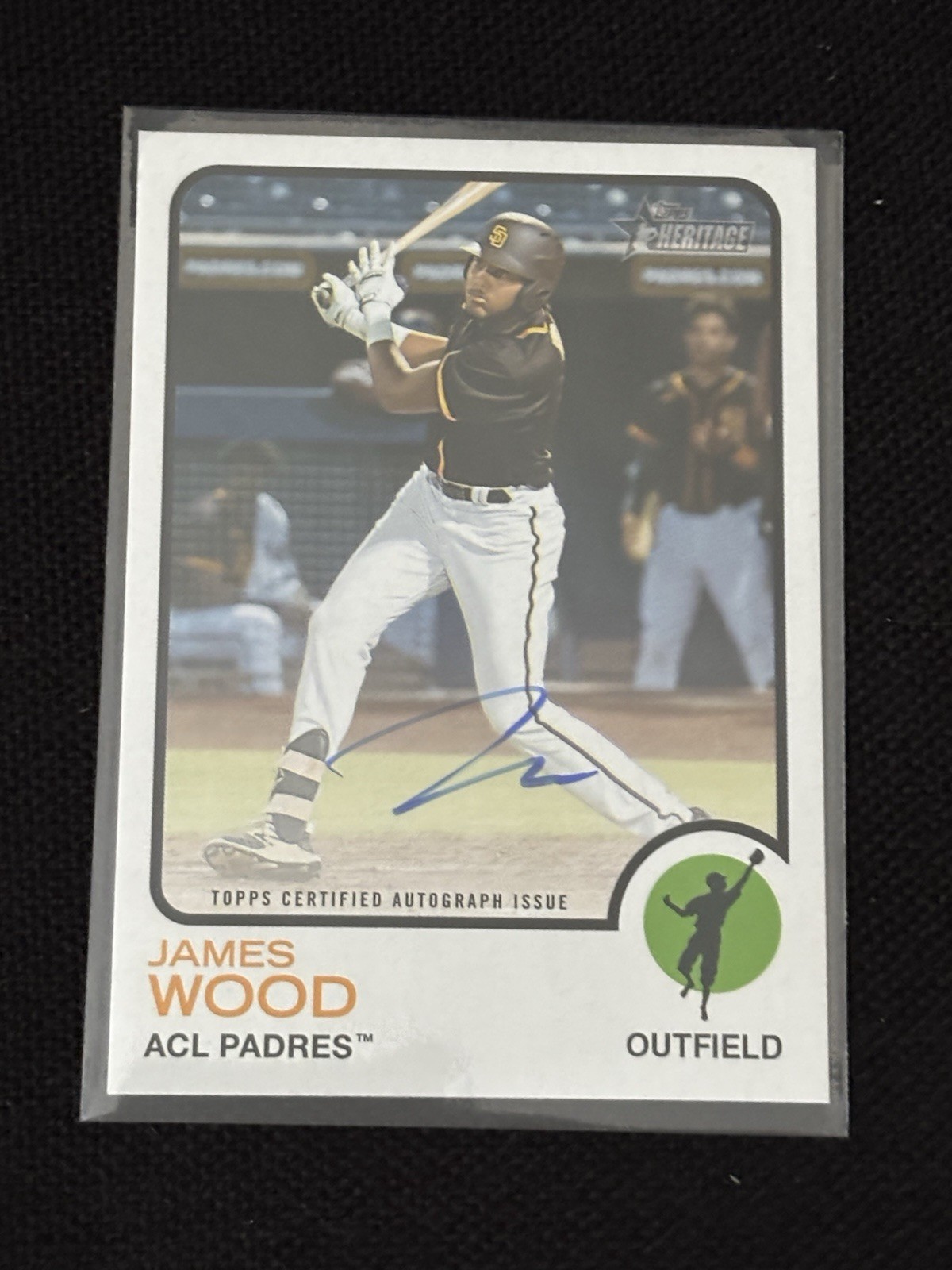 2022 Topps Heritage Minor League Edition-Real One Autographs James Wood #ROA-JWD