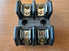 🔥GE 8421-3 2 Pole FUSE HOLDER 30A 250V, Used, Free shipping 🇺🇸