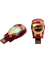 New, discontinued 8GB USB flash drive with Iron Man helmet, Marvel