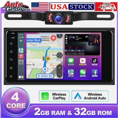 Car Stereo Radio Carplay Android 13.0 For 2012-2014 Toyota Camry GPS Camera WIFI