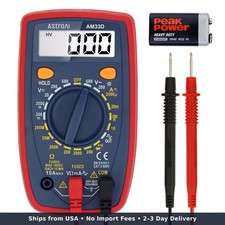 Digital Multimeter Tester 2000 Counts With DC AC Voltmeter And Ohm Volt Amp