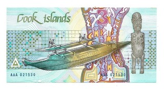 Cook Islands (P3a) 3 Dollars 1987 AAA series aUNC