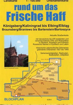Landkarte rund um das Frische Haff | Dirk Bloch | (Land-)Karte | II | Deutsch