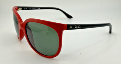 RAY-BAN EYEGLASSES FRAMES ONLY RB4126 CATS1000 730 RED/BLACK OVERSIZED 50-18-140