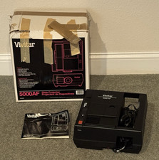 Vivitar  5000AF Slide Projector w/ Remote  Box no Tray 