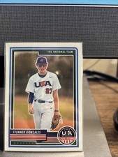 2023 Stars And Stripes Baseball Stunner Gonzales #8 Team USA 18U Panini