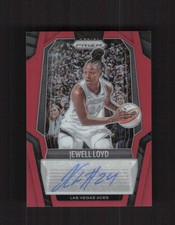 2025 Panini Prizm WNBA #SG-JL Jewell Loyd Signatures AUTO RED /99