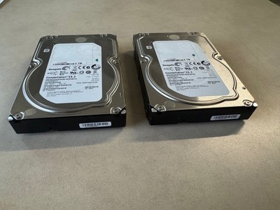 Lot of 2 Seagate Constellation ES.3 ST2000NM0023 2TB 7200RPM SAS 6Gb/s 3.5'' HDD