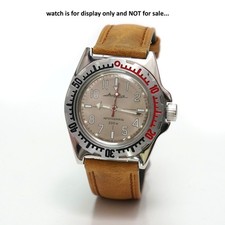 Cinturino orologio pelle italiana marrone 22 mm finitura patina per orologi Vostok Amphibia