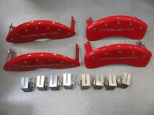 Mgp 13009scv7rd Gloss Red Caliper Covers For 14-19 Chevy Corvette - Used