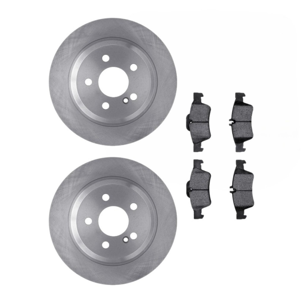 For Mercedes-Benz SLR McLaren/SLK350 2005 2006 Brake Set | Rear | Cast Iron