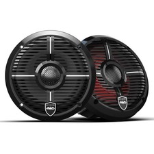 Wet Sounds REVO 6XW-B V3 6.5" RGB LED Marine Speakers, Black Grilles - Pair