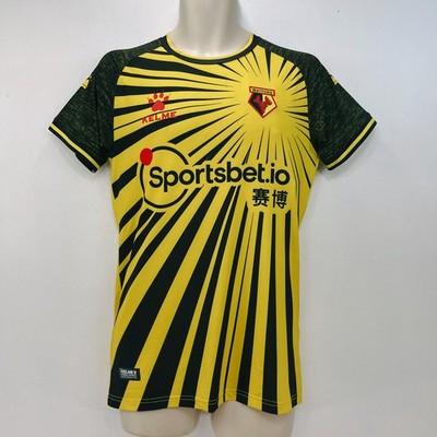 Watford Fußball Trikot Größe M 2020 2021 gelb Heimtrikot Kelme