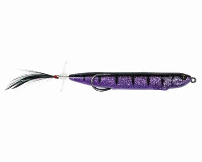 Snag Proof Zoo Prop Topwater Soft Plastic Bass Lure - 3/8 oz. (Purple Burst)