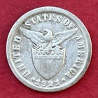 1921 Philippines 10 Centavos Silver Coin — photo 1