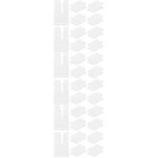 3 Pack Small Radiator Covers White Pipe Sleeves Reusable Bracket Inserts