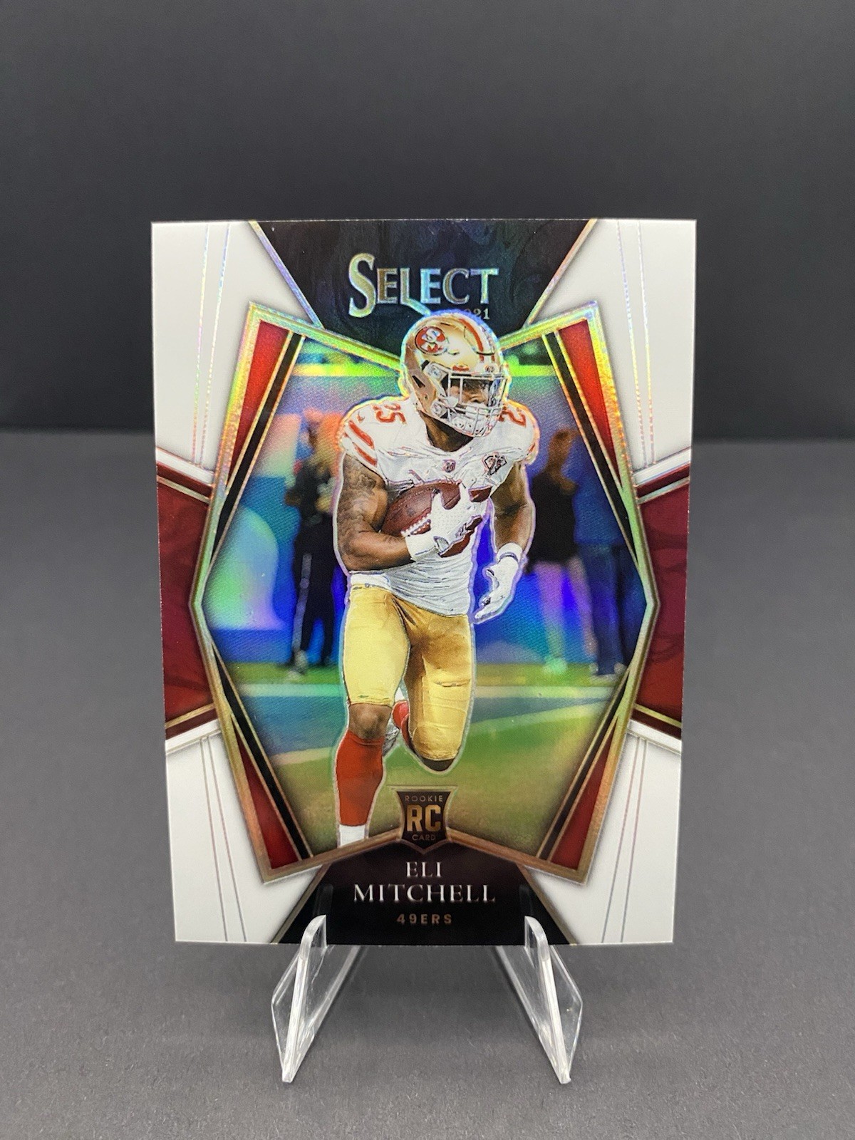 2021 Panini Select Prizm White #192 Eli Mitchell Rookie /35