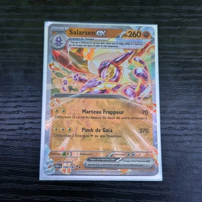 Pokémon Salarsen ex Holo PV260 100/182 FR Pokémon JCC Ultra rare 2023 - Photo 1/4