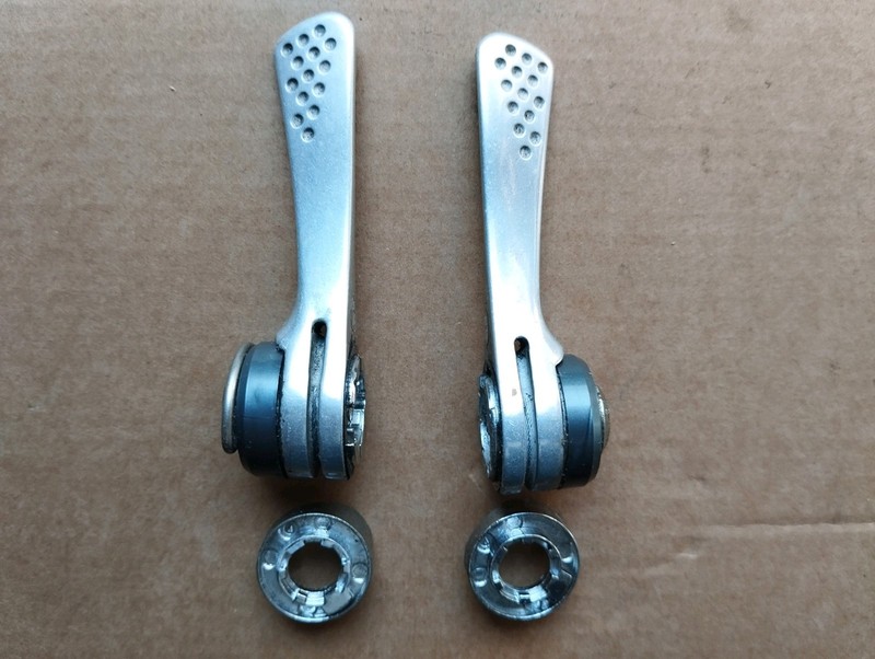 RETRO SHIMANO SL-A400 LIGHT ACTION 7 SP BRAZE ON DOWNTUBE INDEXED SHIFTERS