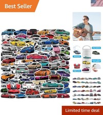 100 Pack Jdm Car Stickers Semi-matte Vinyl Waterproof Racing Decals For Luggage 100 Pack Jdm Car Stickers Semi-matte Vinyl Waterproof Racing Decals For Luggage