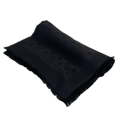 Auth LOUIS VUITTON Shawl Monogram M71329 Noir - MR2282 Scarf
