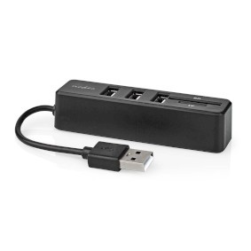 NDS Hub Multiporta USB  1x USB-A  3x USB A femmina  5-Port port(s)  USB 2.0  Ali