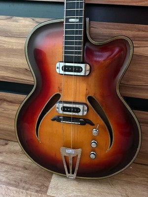 70s Musima Record GDR Germany Electric Guitar Vintage and very Rare