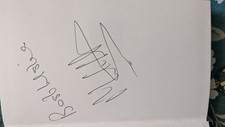 Mick " Baz" Rathbone Hard Backed Book Signed