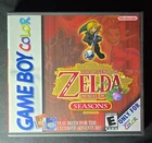 Legend of Zelda Oracle of Seasons Nintendo Game Boy Color AUTHENTIC Tested Saves