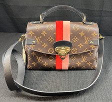 2018 Louis Vuitton Georges BB LV Monogram Hand Bag Brown Canvas Pink/Red Velvet