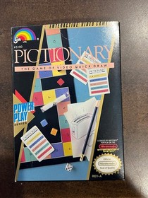 Pictionary Nintendo NES Complete CIB - Excellent!!